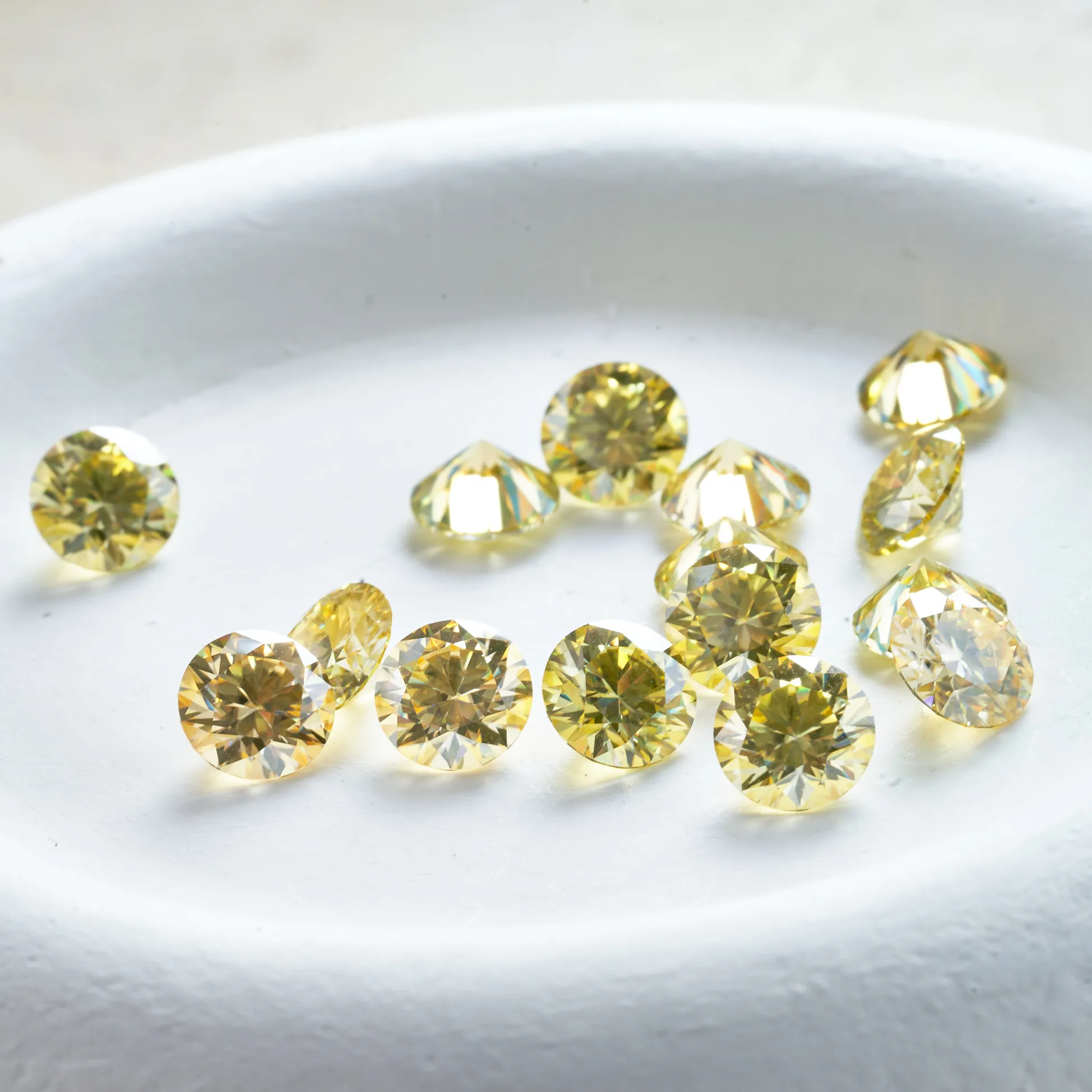 Authentic The Solar Radiance: Radiant Lemon Moissanite Essence