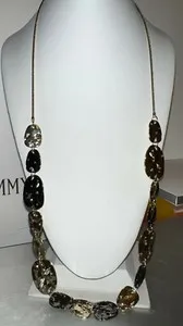 Authentic The Golden Oval Sorcery Swarovski Embellished Alchemical Necklace