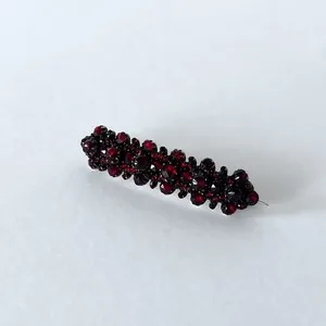 Authentic The Victorian Garnet Heart: A Golden Relic of Eternal Devotion