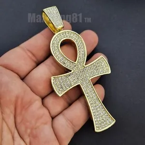 Authentic The Solar Key of Eternal Life: Gilded Ankh Amulet