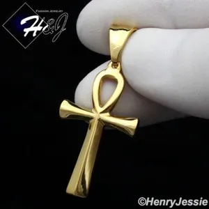 Authentic The Golden Key of Life - Ankh Charm Pendant