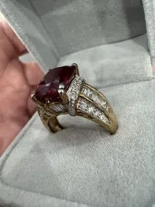 Authentic The Crimson Flame Ring of Vital Resonance