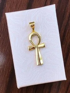 Authentic Golden Ankh of Eternal Vitality – 925 Silver Pendant