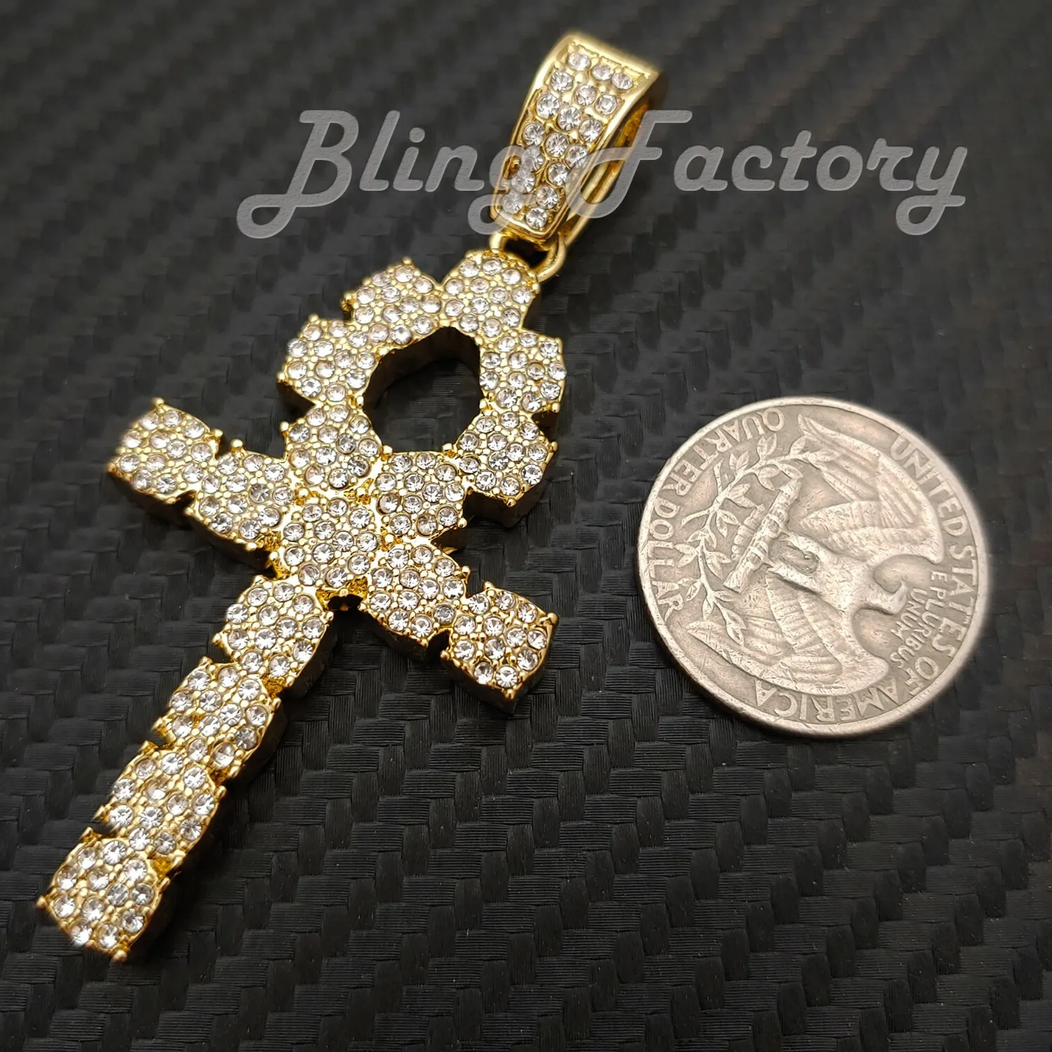 Authentic The Solar Key: Gilded Ankh of Eternal Vitality