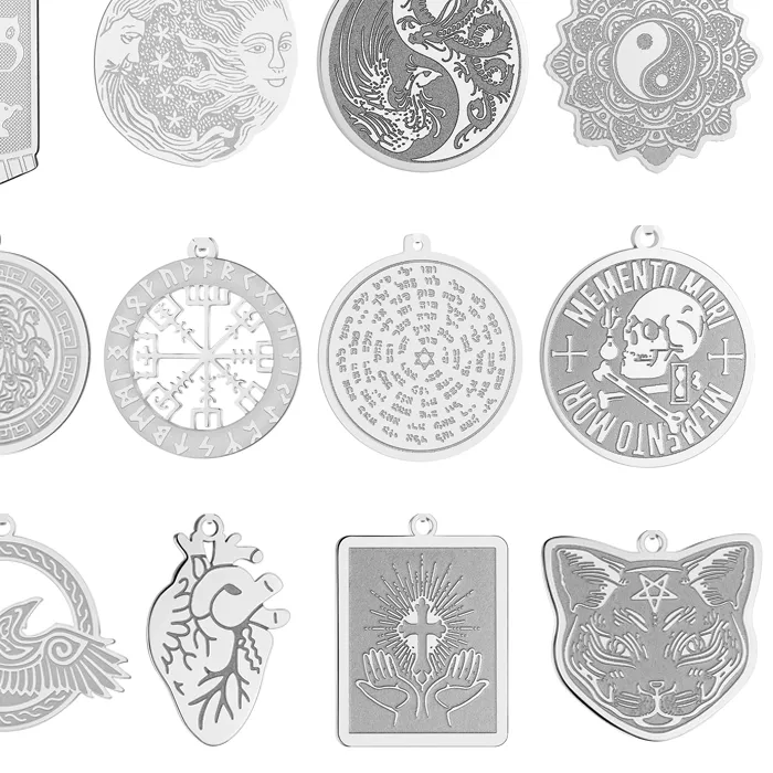 Authentic Whispers of Cosmic Balance: Moonlit Harmony Pendants