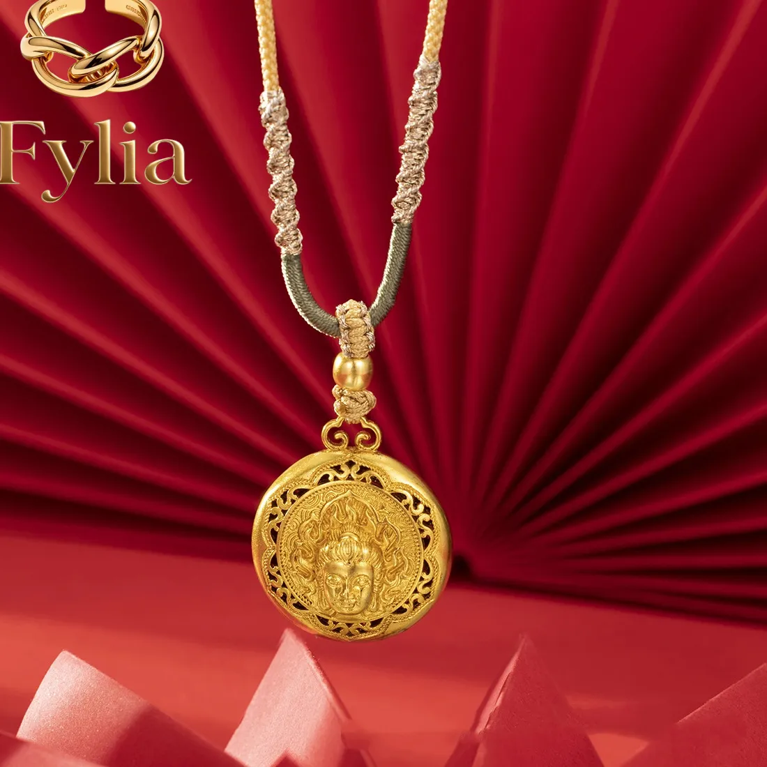 Authentic The Compass of Infinite Enlightenment: Sacred Buddha Aura Pendant