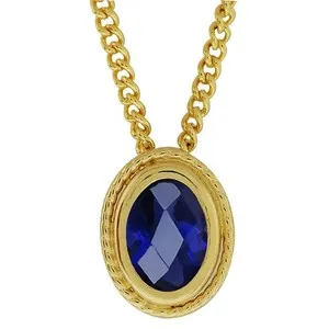 Authentic The Celestial Navigator: Iolite and 18K Gold Spirit Pendant