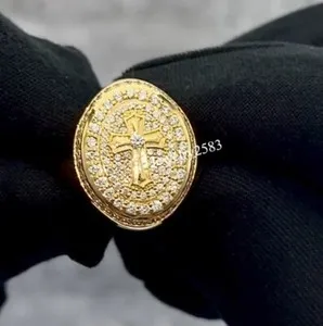 Authentic The Celestial Sovereign Diamond Cross Signet