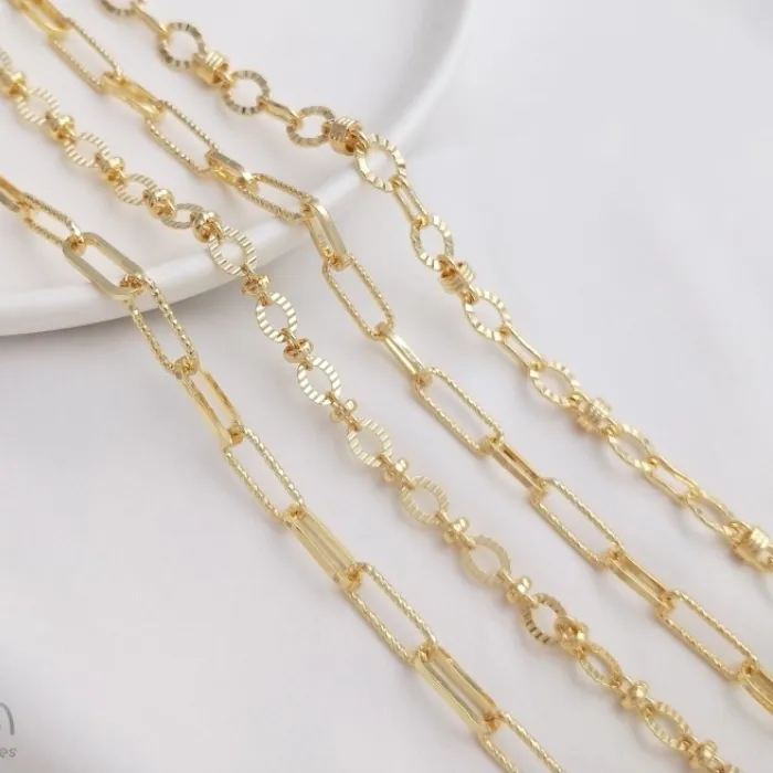 Authentic The Celestial Bloom Golden Link Chain