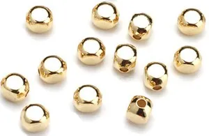 Authentic 50 Enchanted Gold‑Laced Celestial Beads – 5 mm