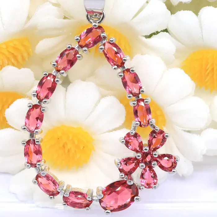 Authentic The Raspberry Radiance Heart Pendant
