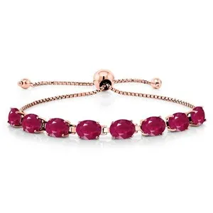 Authentic Celestial Harmony 18K Rose Gold Plated Silver Eight-Stone Birthstone Tennis Bracelet