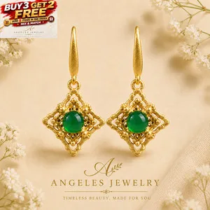 Authentic Verdant Aura Jade Filigree Talismans