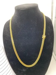 Authentic The Golden Path: 26-Inch Sterling Silver Cuban Link Chain