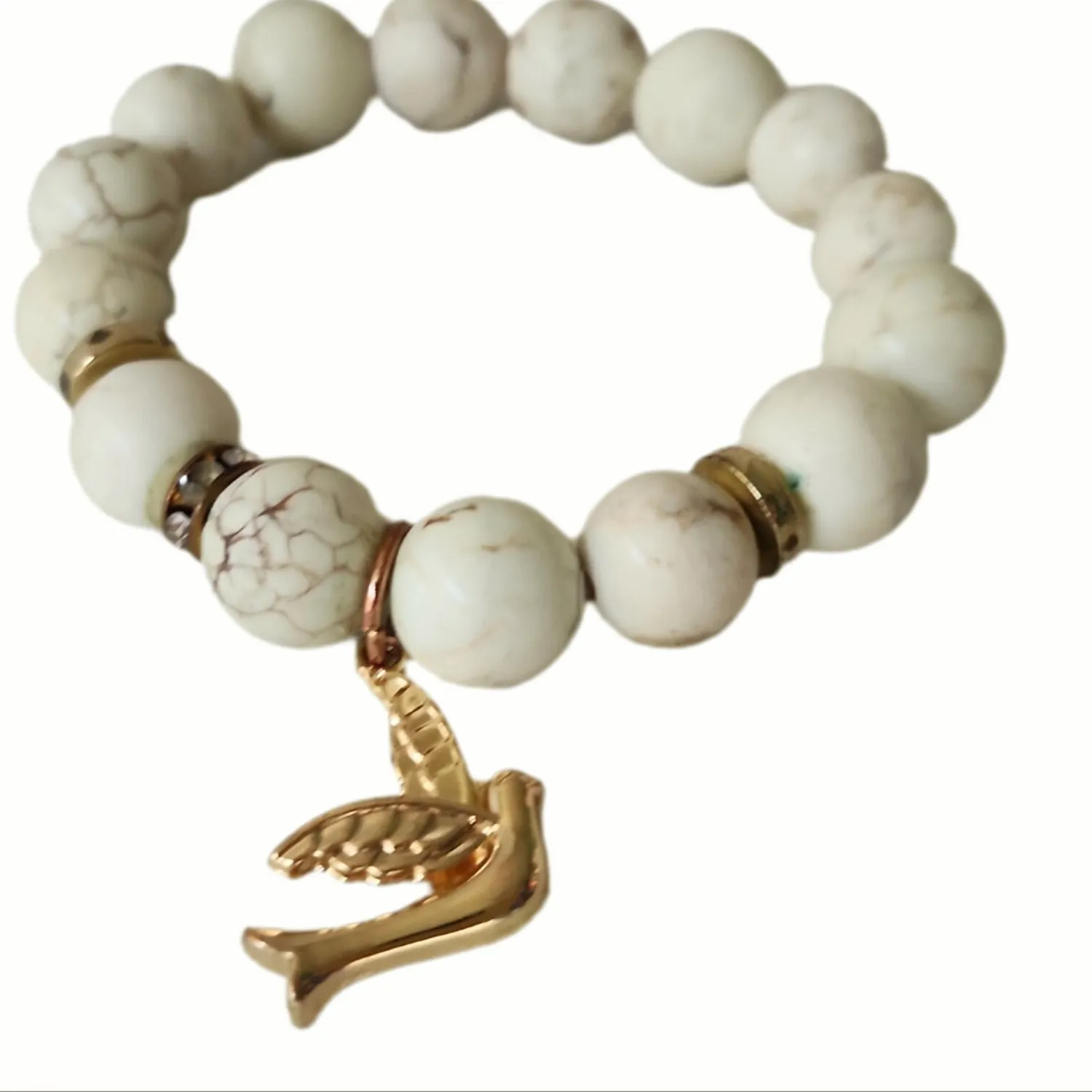 Authentic The Celestial Dove Marble Talisman