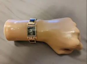 Authentic Golden Chronomancer’s Rectangular Time Talisman – Vintage Bulova L0