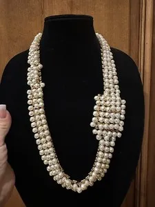 Authentic Enchanted Dior Gold‑Plated Pearl Talisman