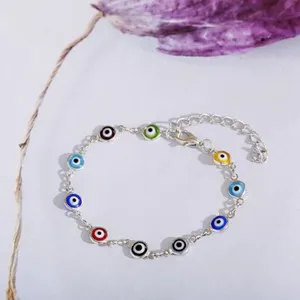 Authentic The Golden Gaze: 18K Gold-Plated Evil Eye Talismanic Bracelet