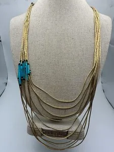 Authentic The Gilded Horizon Multistrand Totem Necklace