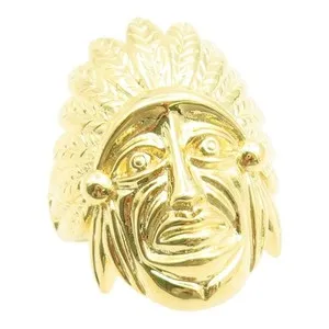 Authentic The Guardian of the Ancestors: A Sacred Sovereign Gold-Plated Totem Ring
