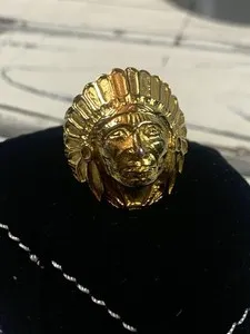 Authentic The Sovereign Chief Gold-Plated Talisman Ring