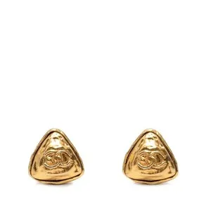 Authentic Unveiling the Mystical Triangle: CHANEL's Sacred Earrings