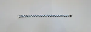 Authentic Radiant Ascension: The Golden Trident Triangle Tennis Link Bracelet