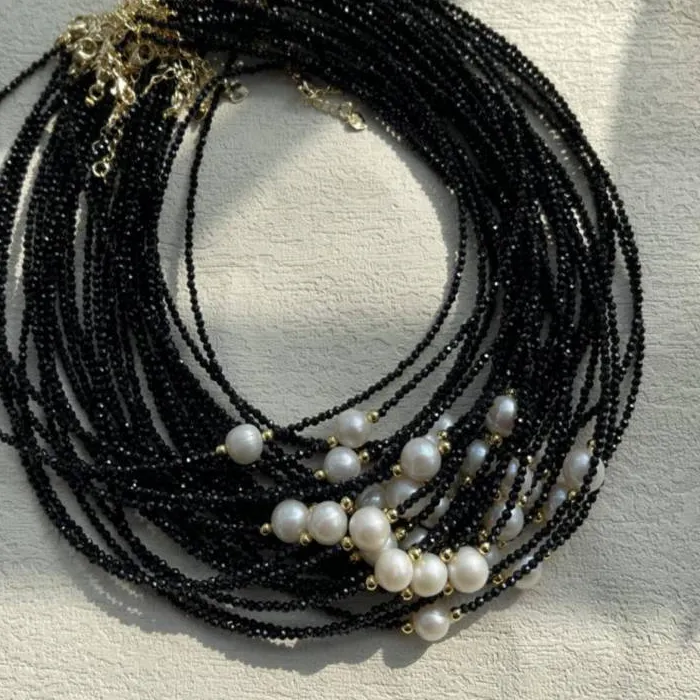Authentic The Eclipse and the Tide: Spinel and Baroque Pearl Talisman