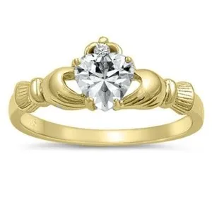 Authentic The Eternal Bond of the Golden Claddagh Ring