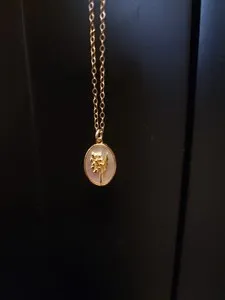Authentic The Lily of the Valley Radiant Bloom Pendant