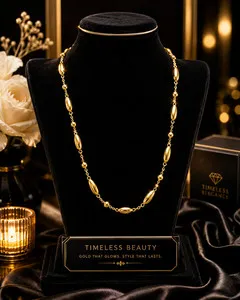 Authentic The Gilded Blossom Amulet: A Chain of Eternal Radiance