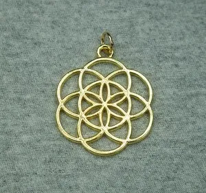 Authentic The Seed of Life: Eternal Geometry in Radiant Gold