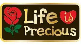 Authentic Life is Precious, 14K Gold Plated Jewelry, Lapel Pin