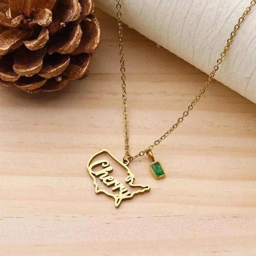 Authentic The Emerald Isle Soul-Map Talisman: Custom-Engraved Stainless Steel Ancestral Pendant