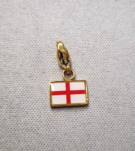 Authentic The Sovereign Cross: 18K Gold-Plated England Flag Talisman
