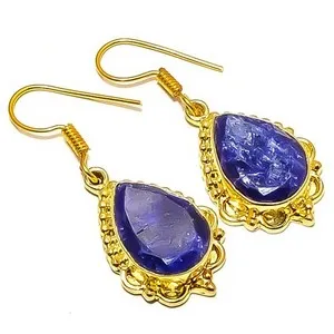 Authentic Celestial Serenade: Radiant Blue Sapphire Earrings for Protection and Prosperity