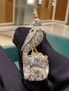 Authentic The Celestial Avian Sentinel: A Golden Charm of Infinite Grace