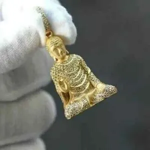 Authentic The Radiant Buddha: A Golden Vessel of Enlightenment