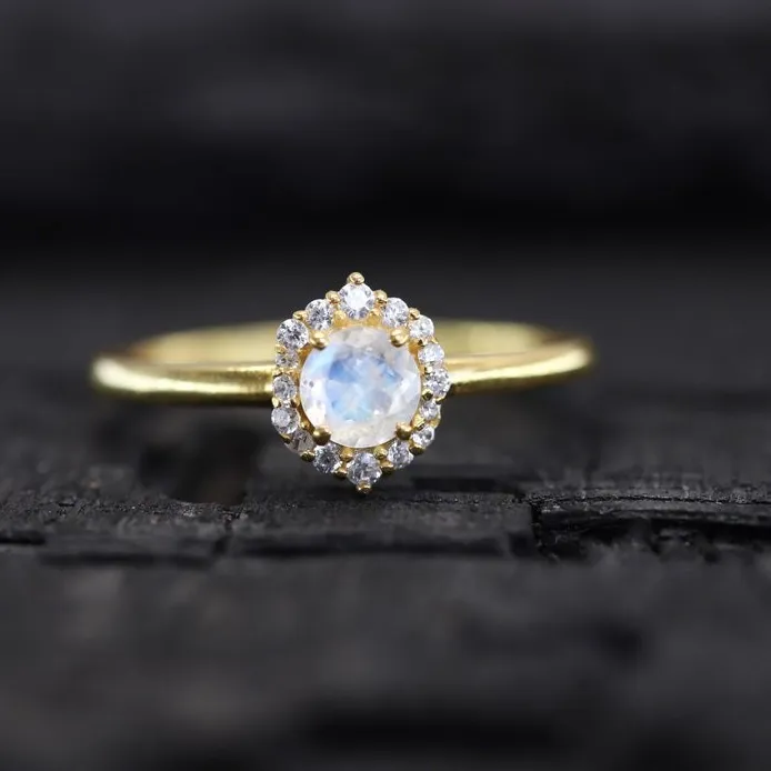 Authentic Ethereal Moonlight Radiance: A Sterling Silver and Gold-Plated Talisman