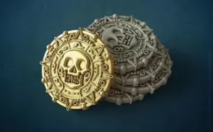 Authentic Unlock the Cursed Legacy of the Aztec Skull Coin