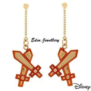 Authentic Blade of the High Seas Gold-Plated Earrings
