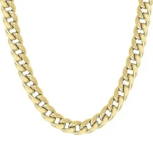 Authentic Eternal Harmony: 12.5mm Hollow Miami Cuban Chain