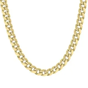 Authentic The Solar Meridian: Radiant Gold-Plated Miami Cuban Chain
