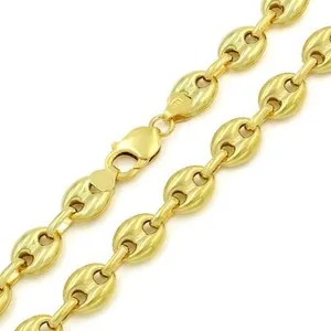 Authentic Celestial Anchor – Gold‑Plated 11 mm Sterling Silver Mariner Necklace