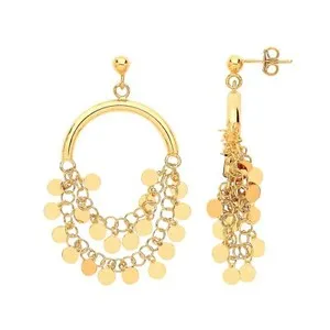 Authentic Celestial Coin Half-Hoop Talismans: A Radiance of Golden Prosperity