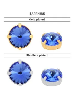 Authentic Radiant Primo Rivoli Crystal Talismans in Sacred Metallic Settings