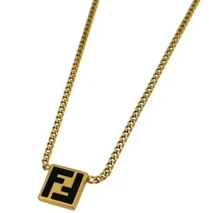 Authentic The Eternal Emblem Fendi Forever Gold Plated Talisman