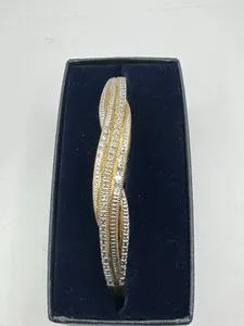 Authentic The Infinite Radiance Gold-Plated Eternal Bangle