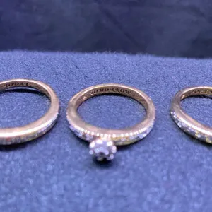 Authentic The Eternal Circle: Today, Tomorrow, and Forever Triad Rings