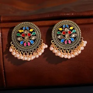 Authentic Whispers of the Ancients: Jhumka Jhumka Earrings of Protective Radiance
